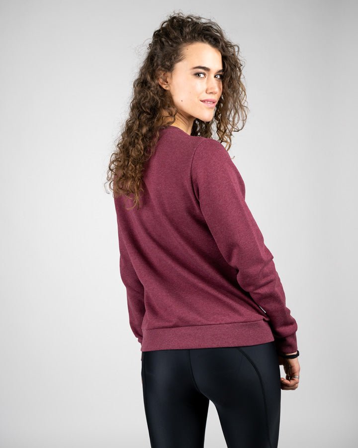 TreeSweater Femme - Bordeaux Mel - SWEATER - NIKIN