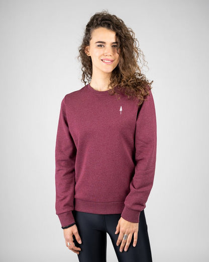 TreeSweater Women - Bordeaux Mel - SWEATER - NIKIN